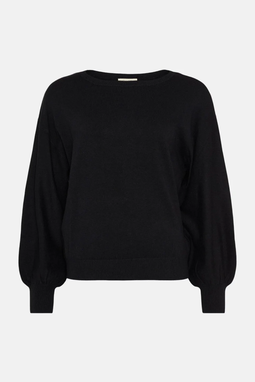Outlet Oasis Slash Neck Knitted Jumper Black