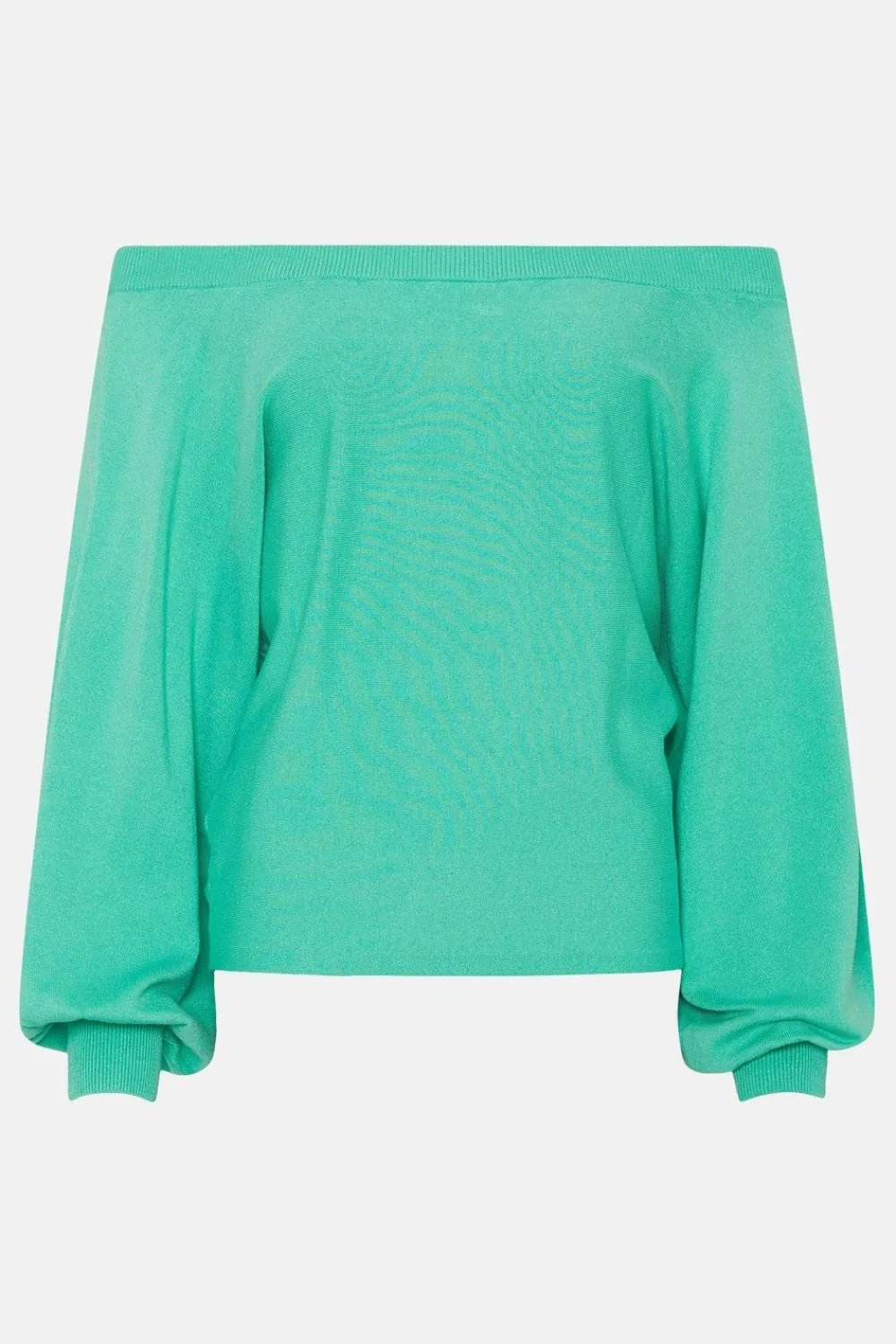 New Oasis Slash Neck Slouchy Jumper Green