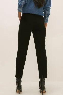 Online Oasis Slim Leg Ankle Grazer Trouser Black