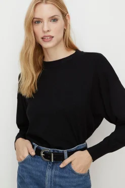 Sale Oasis Slouchy Jumper Black