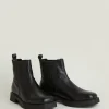 Discount Oasis Smart Leather Chelsea Ankle Boots Black