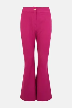Discount Oasis Smart Tailored Straight Leg Trouser Fuchsia