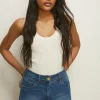 Best Oasis Stretch Denim High Waist Lily Short Neutral