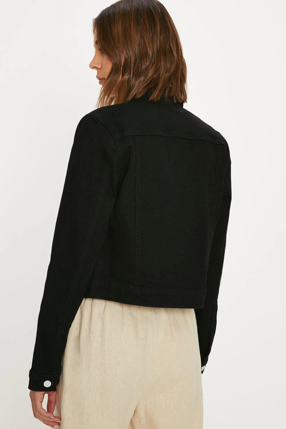 Online Oasis Stretch Denim Nancy Jacket Black