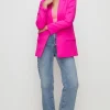 Fashion Oasis Tailored Crepe Longline Blazer Pink