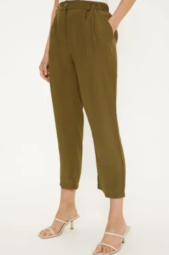 Discount Oasis Tapered Trouser Khaki