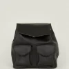 Discount Oasis Tassle Double Pocket Backpack Black