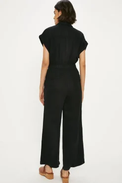 Best Oasis Tencel Utility Jumpsuit Black