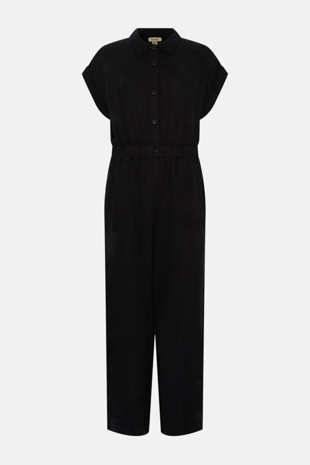 Best Oasis Tencel Utility Jumpsuit Black