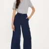 Best Oasis Tencel Utility Wide Leg Trouser Navy