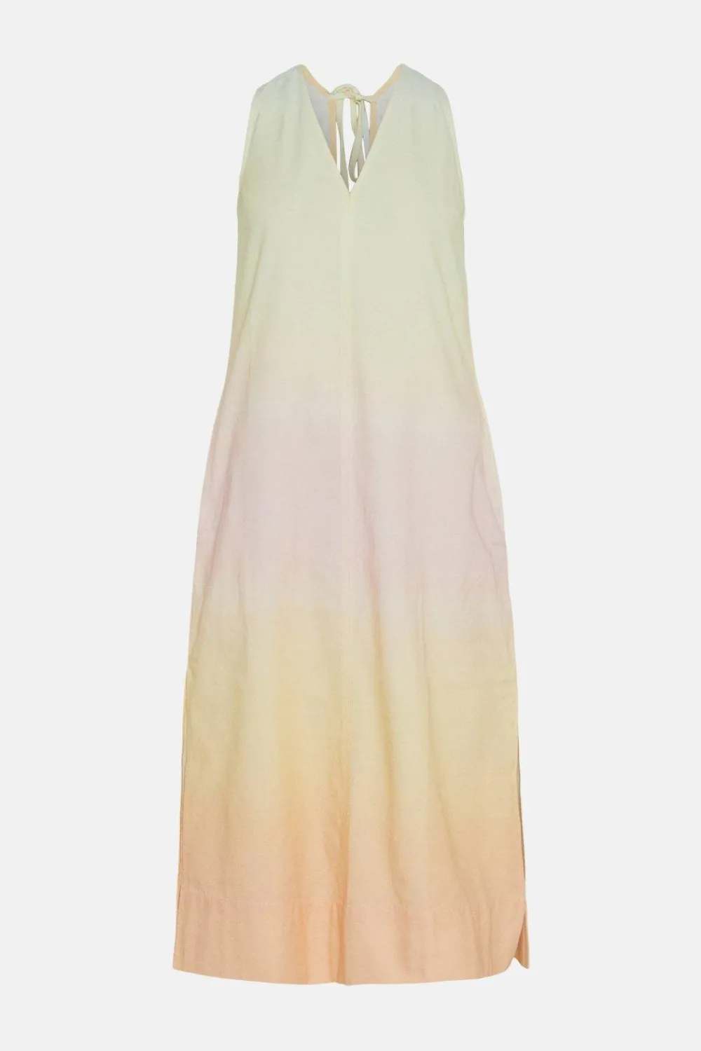 New Oasis Tie Dye Cotton Twill Slip Dress Multi