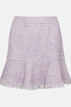 Best Oasis Tweed Flippy Mini Skirt Multi