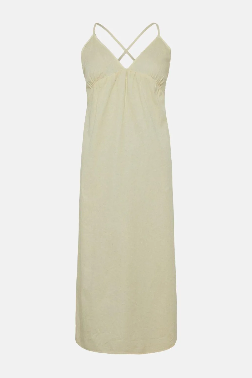 Clearance Oasis Twill Slip Dress Lemon