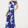 Discount Oasis Twist Front Floral Crepe Jumpsuit Ivory