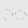 Online Oasis Two Pack Stone & Pearl Bracelet Silver