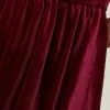 Online Oasis Velvet Puff Sleeve Mini Dress Pink