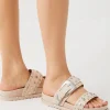 New Oasis Western Stud Detail Slider Nude Pink